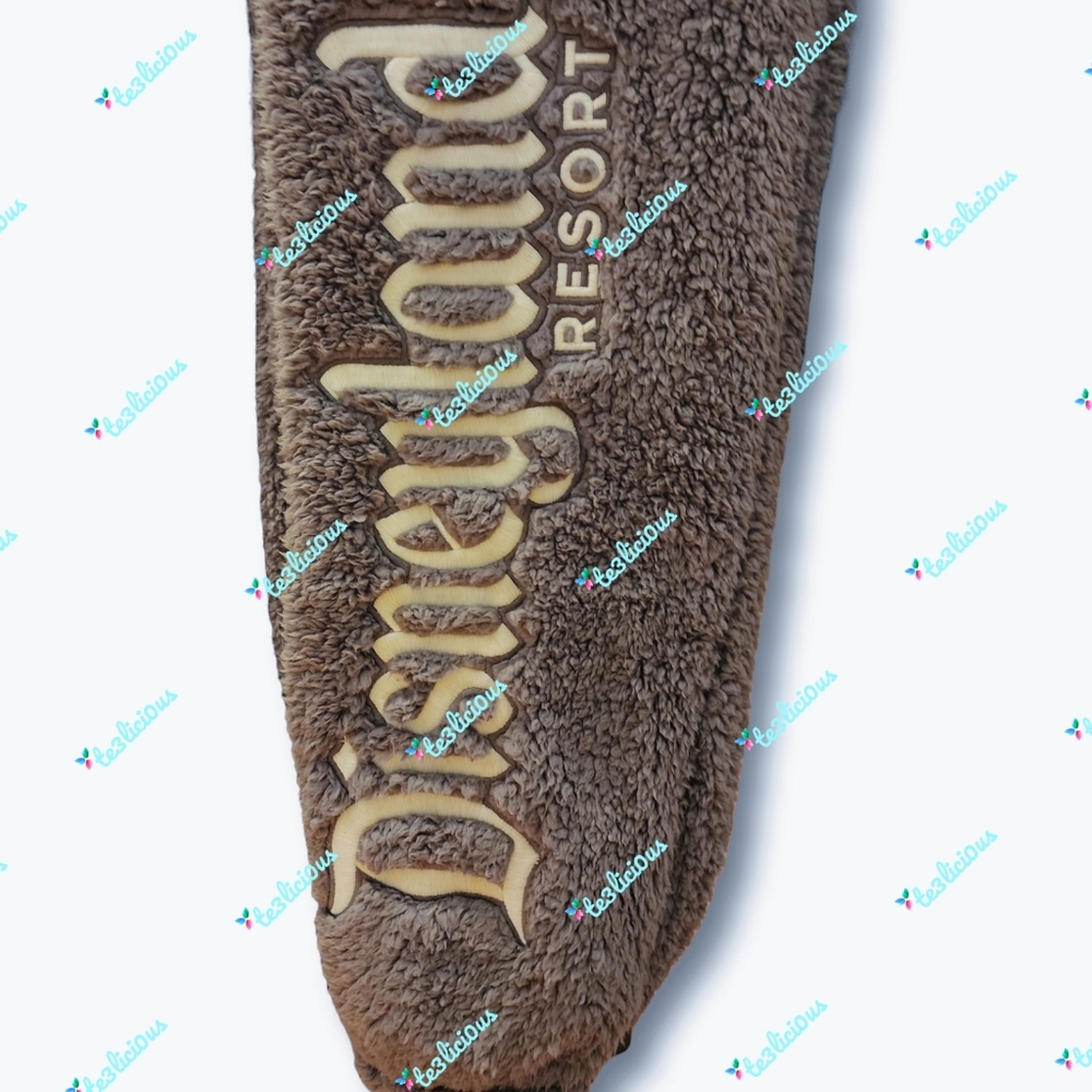 DISNEYLAND GRAY SHERPA PLUSH JOGGER PANTS - Picture 2 of 4